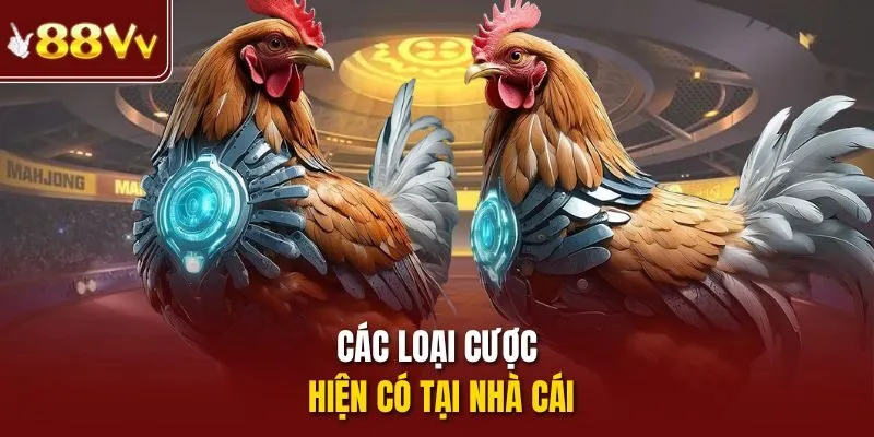 Các loại cược hiện có tại nhà cái