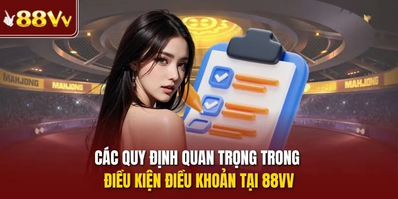 Các quy định quan trọng trong điều kiện điều khoản tại 88vv