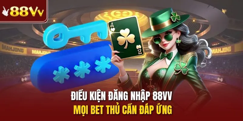 Điều kiện đăng nhập 88vv mọi bet thủ cần đáp ứng